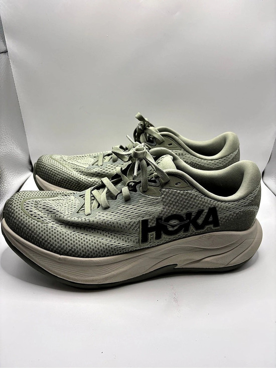 Hoka Shoes - HOKA Rincon 4 Athletic Running Shoes Green US 9